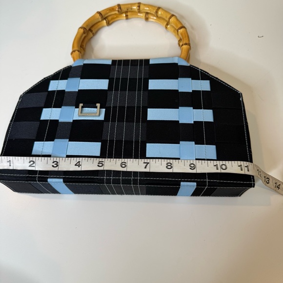 Jordan McMillan & Co. Woven Grosgrain Bag blue - Picture 6 of 12